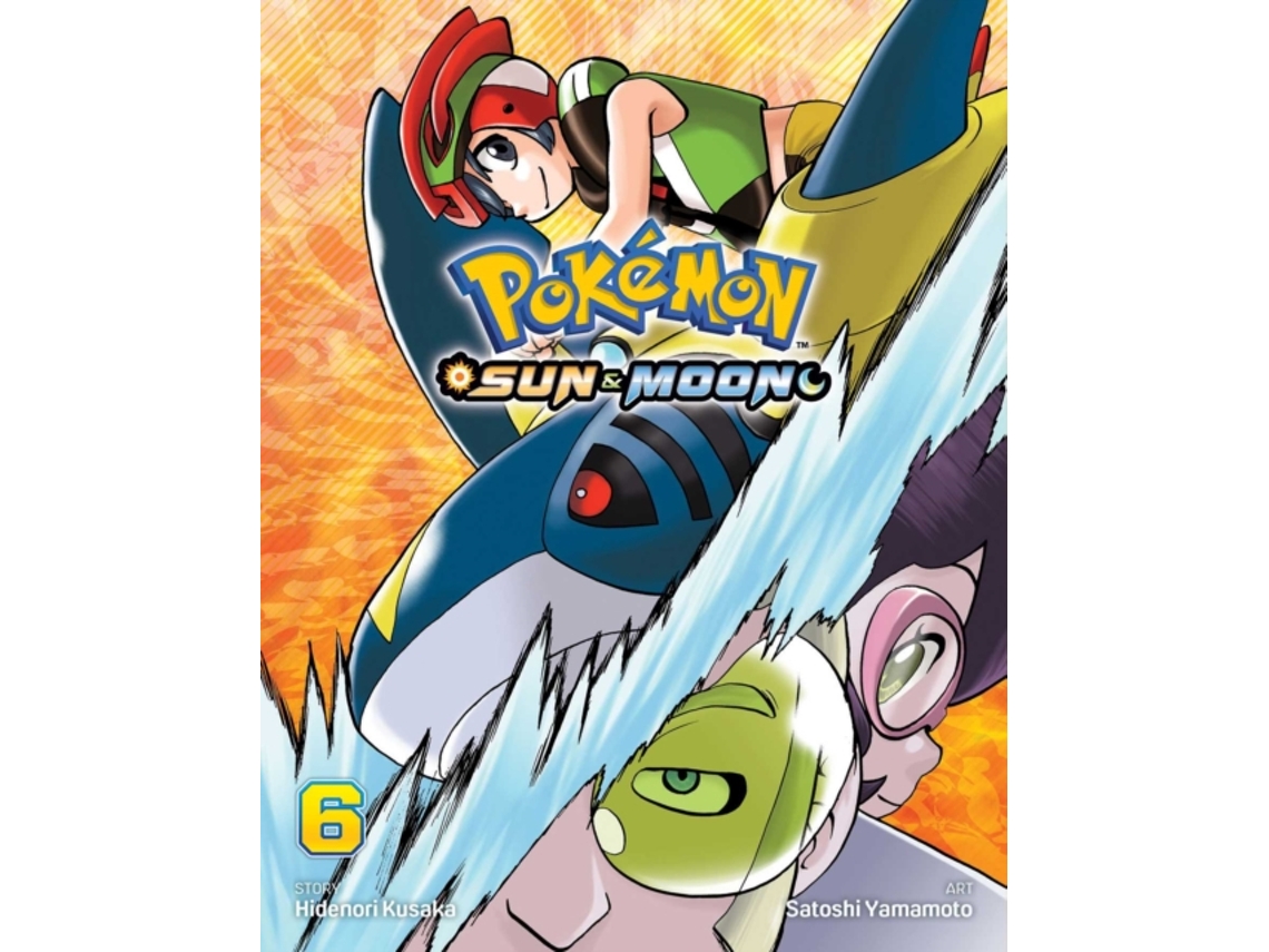 Livro Pokemon Sun amp Moon, Vol. 6 de Hidenori Kusaka (Inglês)