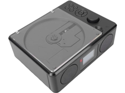 Leitor Cd Portátil Retrô Licaevey Com Bluetooth 5.0, Alto-falantes Hifi Duplos E Rádio Fm, Bateria