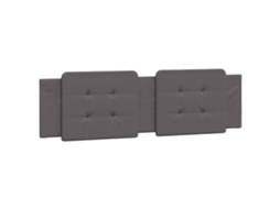 Headboard Cushion, Headboard Cushions Vidaxl Cinzeto Couro Artificial (180 Cm)