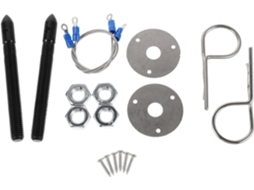 1 Conjunto De Travas Universais Para Capô De Carro