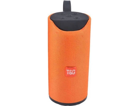 Coluna Bluetooth RITTEREC TG113 (Laranja - 10 W - Alcance: até 10 m)