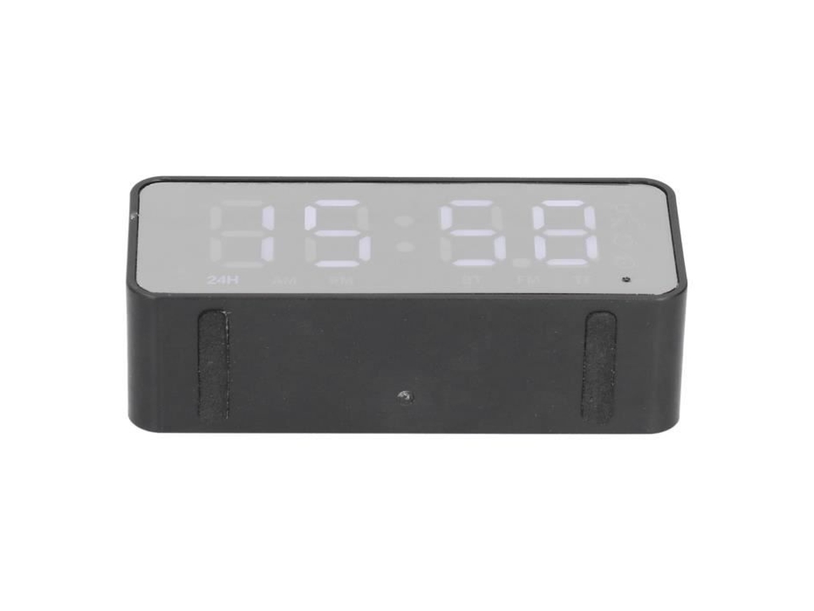 HURRISE G50 Relógio Alto-Falante com Mp3 Player e Alarme Carregador de Relógio de Mesa