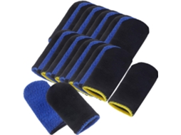 30 Pares De Dedeiras Absorventes Suor Para Jogos, Protetores De Dedos Para Telas Sensíveis Ao Toque, Fibras Respiráveis