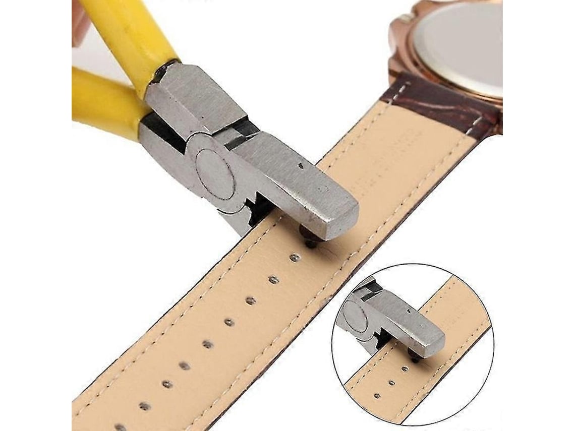 Alicate Universal Para Pulseira De Relógio, Ferramenta De Perfuração De Pulseira De Couro Olysi Shop