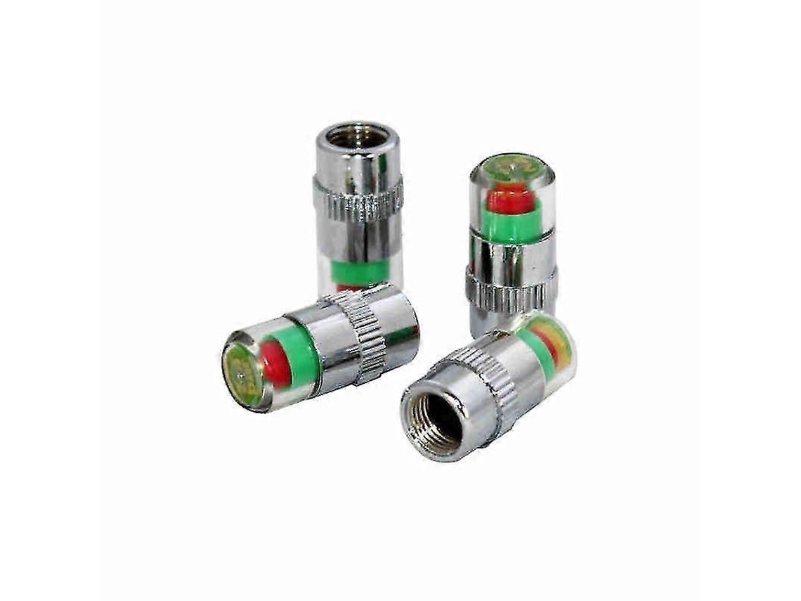 Omni-indicador De Pressão De Pneus Para Carro Válvula Capa Sensor (8 Peças, Multicolor) Cy