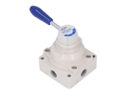 Válvula Manual De Alavanca Rotary Laxiscreed Para Controlo De Ar Até 1.0 Mpa, Troca Pneumatica De 3 Vias