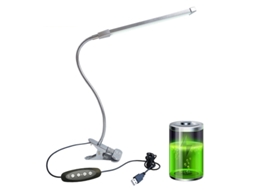Luminária De Leitura Led, Recarregável, Para Estudo, Cabeceira, Trabalho, Artesanato Ou Viagens