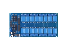 Módulo Relé 16 Canais 12v Com Interface Rj45