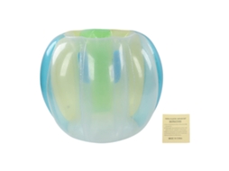 Bola Inflável Portátil 90x75cm Para Jogos De Festa Azul Amarelo Verde