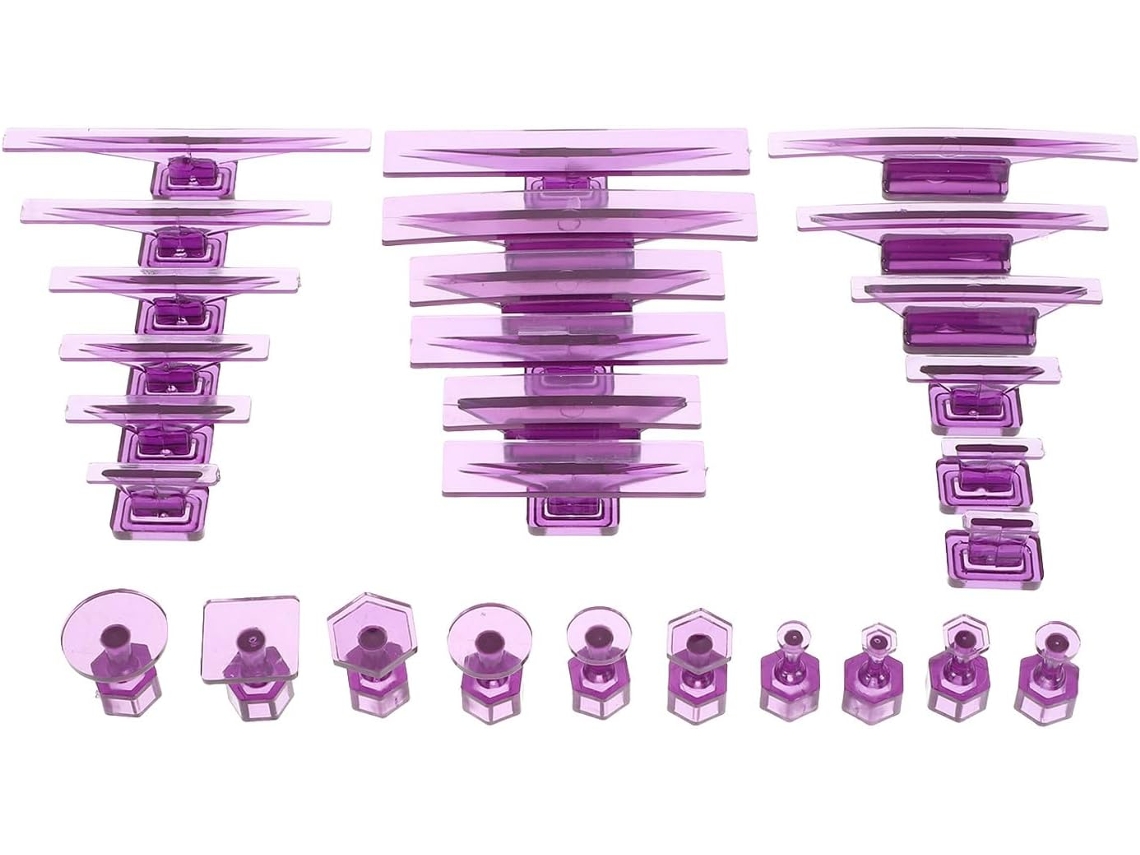 Kit Com 28 Tiras Adesivas Para Reparo De Amassados Em Carros E Extrator De Amassados.