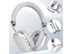 Fones De Ouvido Bluetooth Supra Auriculares, Dobráveis, Sem Fio, Com Ajuste Confortável, Leves E Com Microfone, Ideais