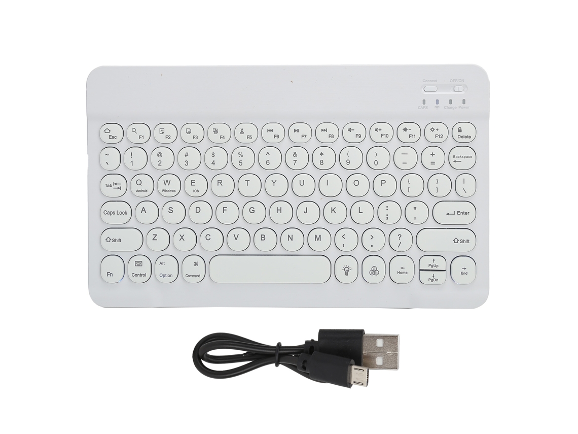 Teclado Sem Fio LAXISCREED Rgb Portátil 10 Polegadas