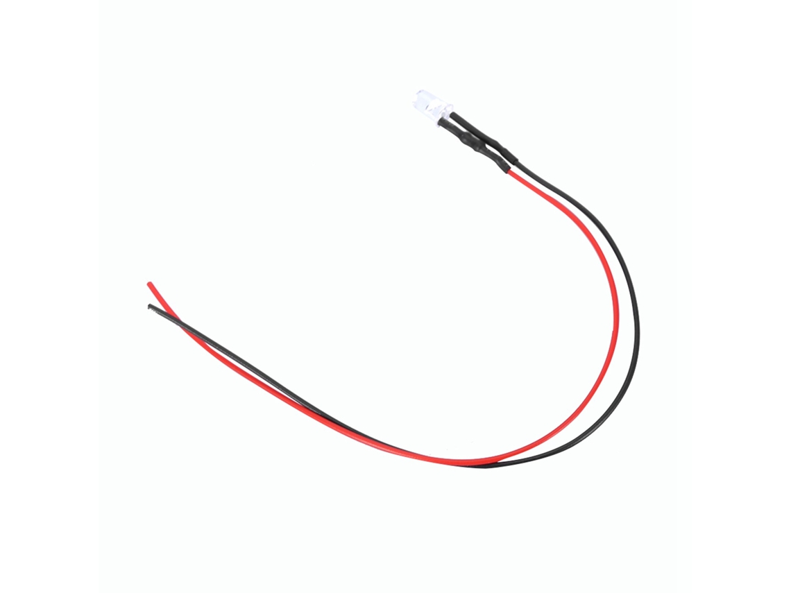 Laxiscreed Conjunto De Leds Multicoloridos 12v Com Cabos De 20cm De 5mm Para Decorações