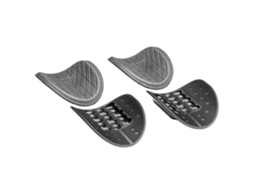 Apoios de Braços para Barras Aerodinâmicas Ergo Prateadoprofile Design
