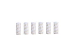 6pcs Rollers For Fc5 Fc7 Fc3 Fc3d Electric Floor Cleaner Replacement Rollers 2.055-006.0,yellow_glo