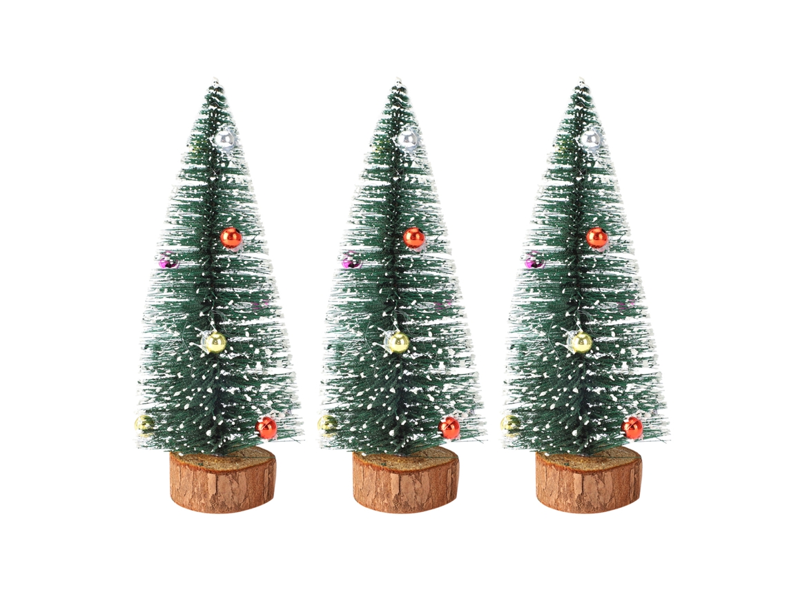 Mini Árvores De Natal (pacote Com 6) (sem Contas Que Caem) Eoocoo