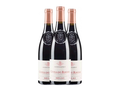 Vinho DELAS FRÈRES Saint Esprit d'Origine Côtes du Rhône (0.75 L - 3 Unidades)