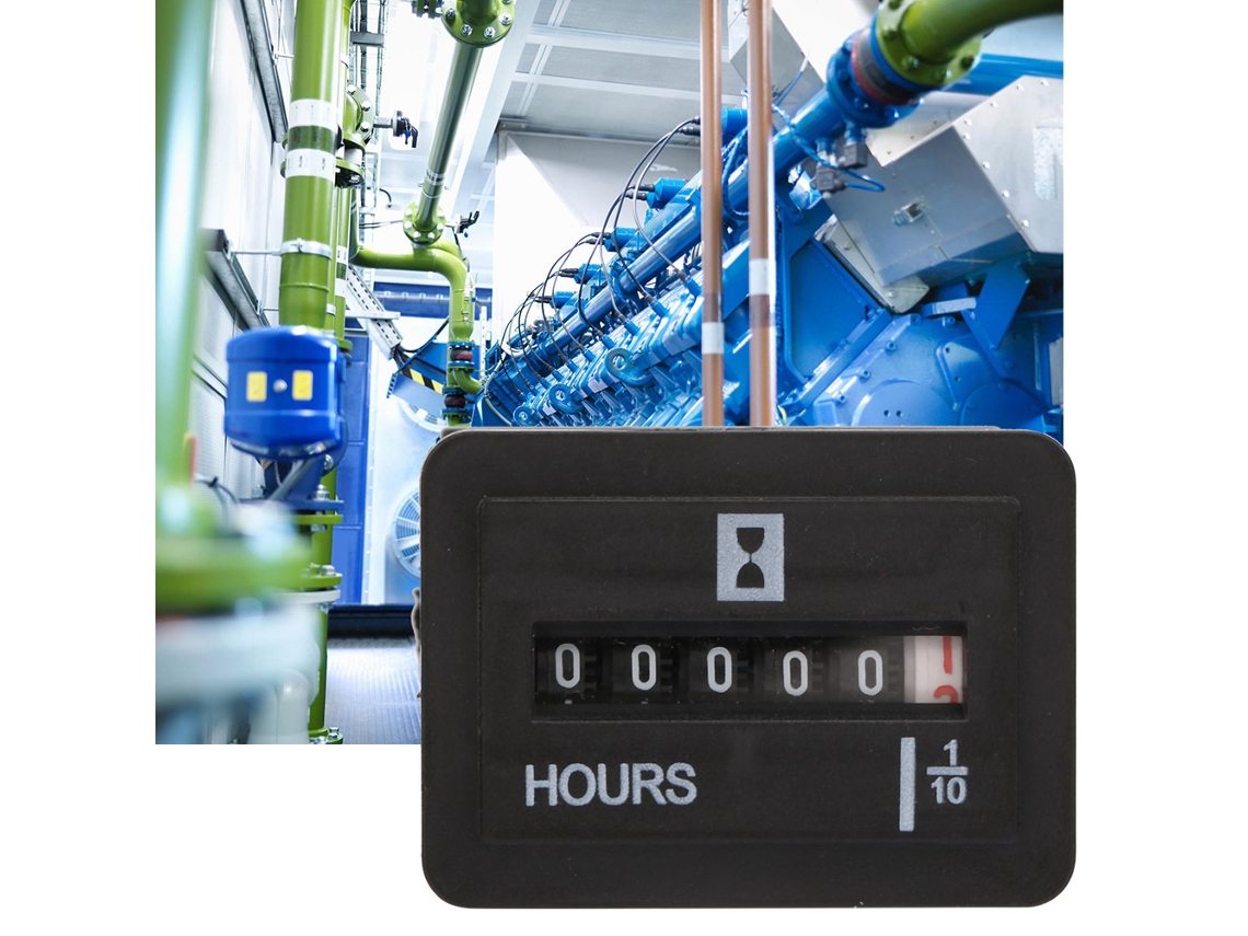 Contador de Horas Quartzo 10 80v Ac/dc