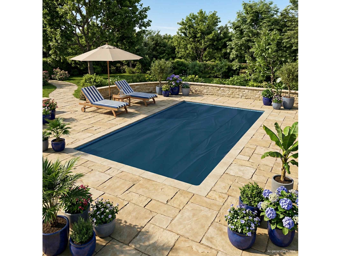 Vidaxl Capa De Piscina Solar Alta Qualidade 300 X 200 Cm 200 Μm Pe