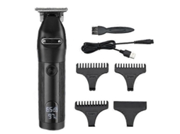 Aparador De Cabelo Sem Fio Com Indicador De Bateria Para Homens - Máquina De Cortar Cabelo Elétrica Recarregável Via Usb