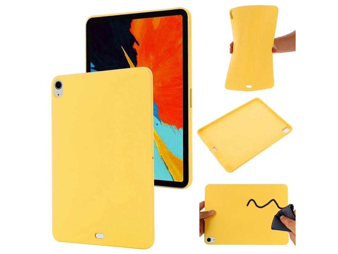 Capa de silicone líquido à prova de choque Webake Pure Color para tablet