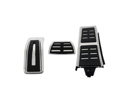 Kit De Pedais Audi/porsche A4 B8 08 15, A5 08 16, Q5 08 16 Luxo Esportivo Antiderrapante Preto
