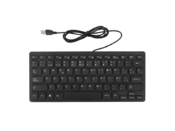 Teclado Com Fio Usb Bilingüe Ultra Fino Com 78 Teclas
