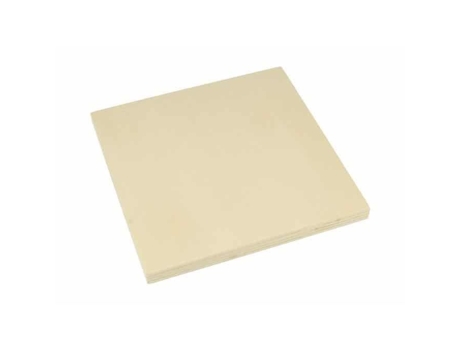Pratos de madeira - Artémio - 2 pratos grandes - 15 cm - Castanho - Misto