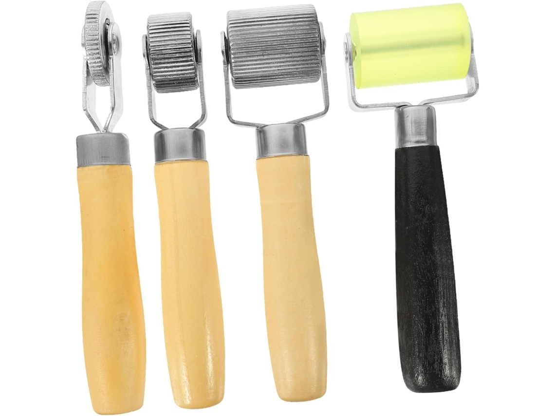Conjunto De 4 Peças De Ferramentas Para Reparo De Carros, Isolamento Acústico De Metal Para Medição Da Pressão Dos Pneus.
