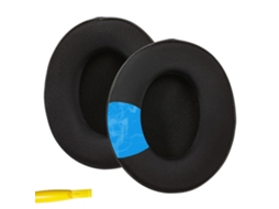 Set 2 Almofadas Zruxe Para Auscultadores Sony Wh-ch710n (gel Refrescante, Espuma De Memória, Pretas)