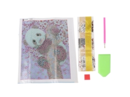 Pintura de Diamante Diy Cute Panda Forma Especial Broca S/MARCA