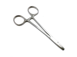 2026 pinza Portaagujas de Acero Inoxidable Con Dientes Reutilizable Duradera 12.5cm para Animales