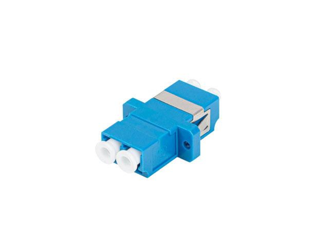 Adaptador De Fibra Óptica Duplex Lanberg Lc Upc Para Painel De Conexão/cassete Óptica