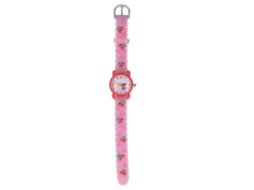 Reloj Para Niñas Cute Cartoon Impermeable Ajustable Regalo De Cumpleaños Para Niñas De 3 A 8 Años Rojo
