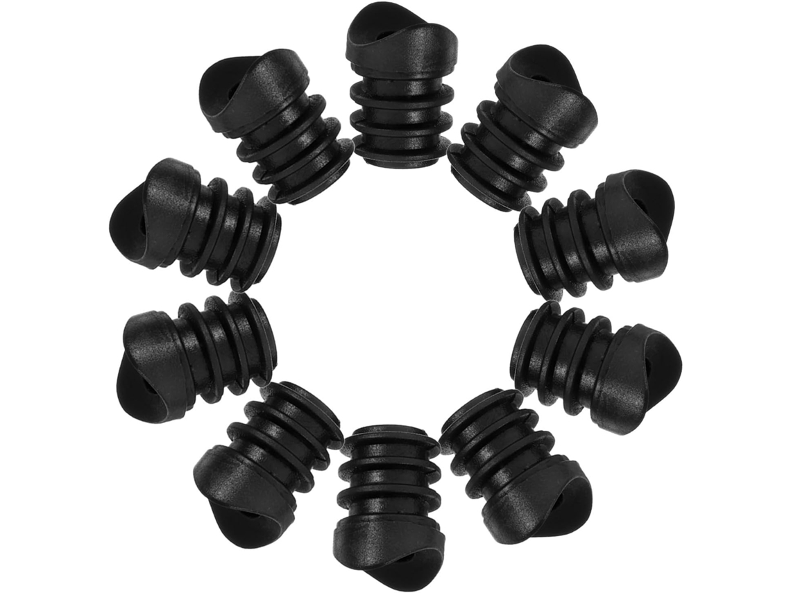 Magiclulu 20 Peças De Tampas Roda Plástico M6 Para Móveis, Buchas Roscadas Para Eixos, Insertos Resistentes Para