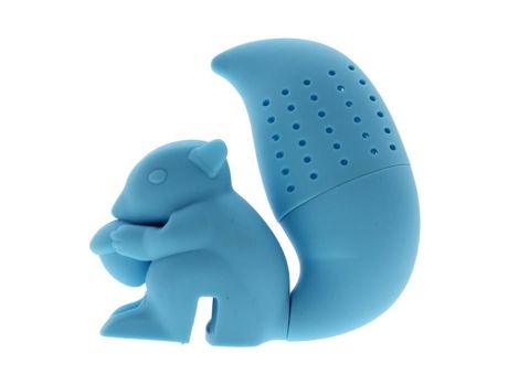 Infusor de chá Vanker Blue Silicone Squirrel fácil de limpar 69x71x25 mm