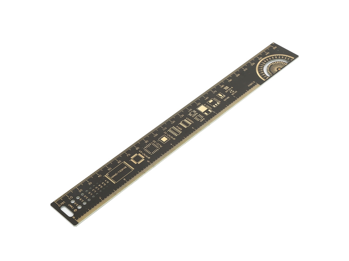 Regla Multifuncional De 25cm Para Placa De Circuito Impreso Para Ingenieros Eletrônicos