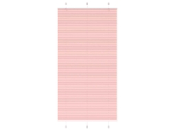 Vidaxl Rosa Plissada Cega 105x200 Cm Largura Tecido 104,4cm Poliéster