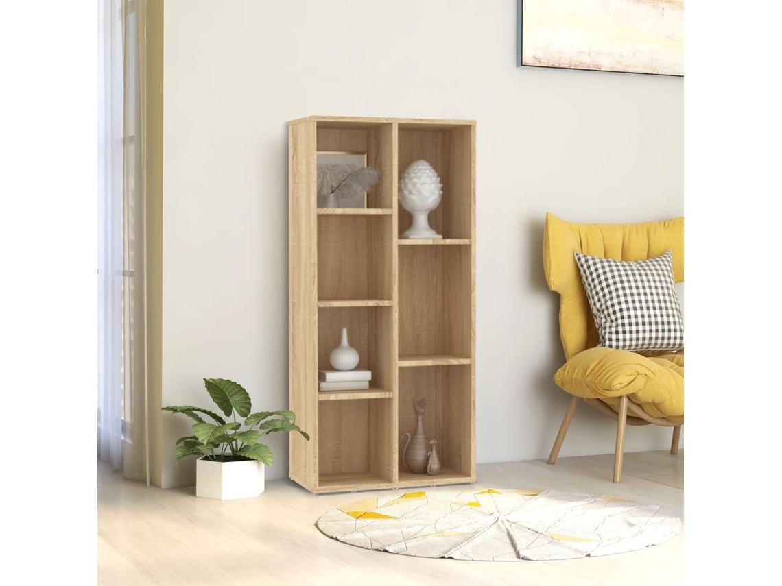 Vidaxl Estante 50x25x106 Cm Derivados De Madeira Carvalho Sonoma