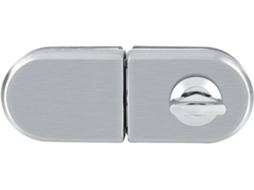 Fechadura De Porta Vidro Luqeeg Alta Qualidade Em Aço Inoxidável Com Botão Giratório, Para Portas De Vidro 10a 12mm
