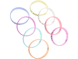Pulseiras de silicone para Turma Formandos 2026, conjunto com 8 peças, multicoloridas, com luz noturna.