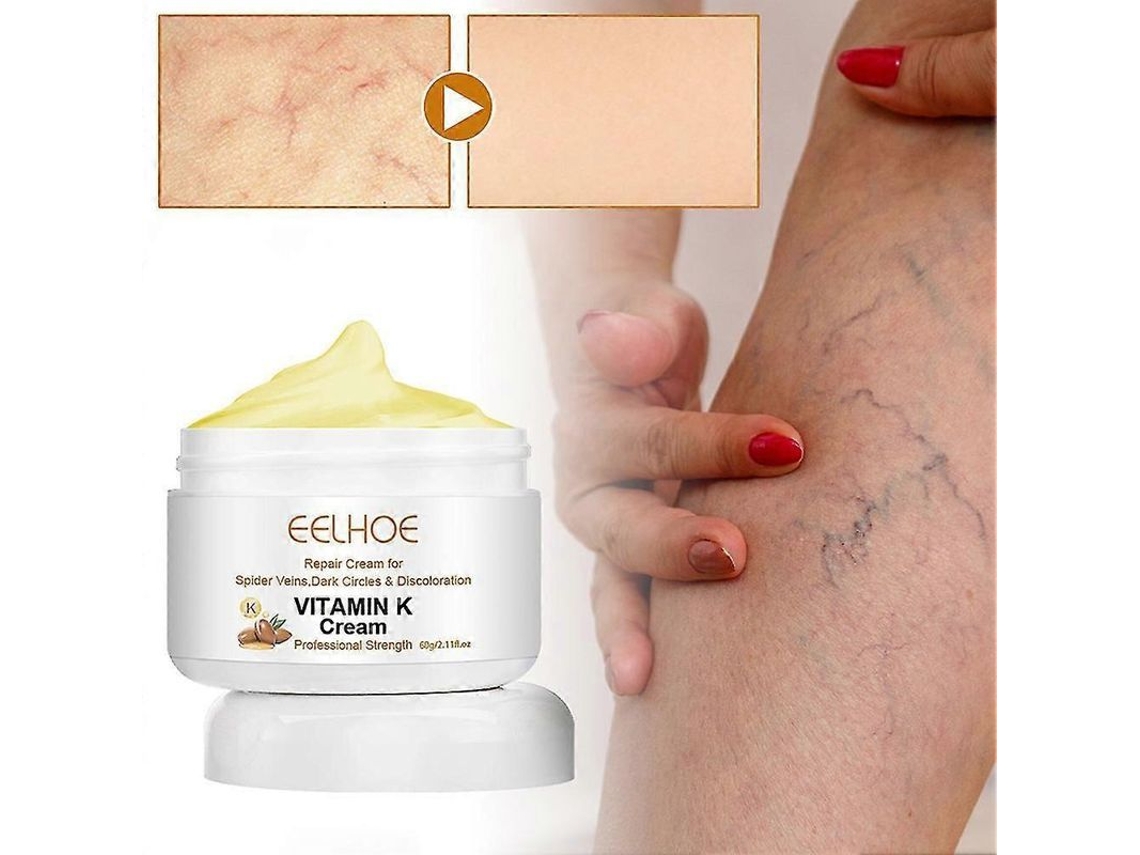 Creme De Vitamina K 60g Para Tratamento De Varizes Massagem Multipropósito 3pcs