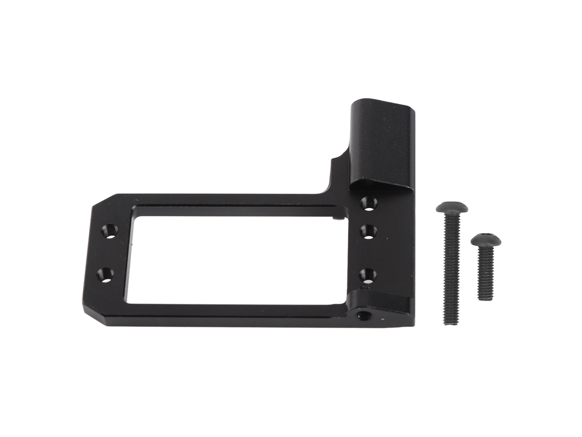Mali suporte de Servo Rc de Baixo Centro com Adaptador 4 Link para Carro Modelo Phoenix F10 Vp 1/10 em Liga de Alumínio Preto