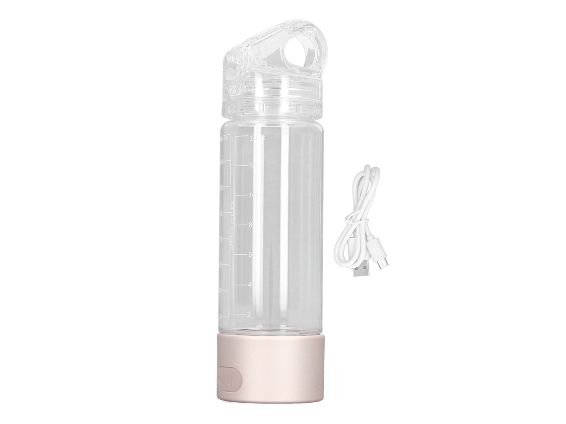 Garrafa de Água de Hidrogênio Recarregável 400ml 1600 2000ppb Gerador para Casa Escritório S/MARCA