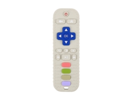Mordedor Bebé Controlo Remoto CHRUI 3 24 Meses Alivio Gengivas Silicone (branco)