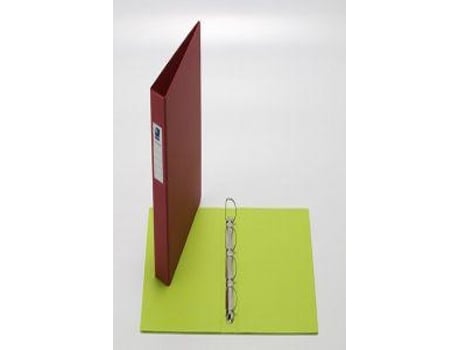 Capa Fº 4 Anillas 40 Mm Pvc Verde Fun Color