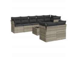 Garden Sofa Set, Garden Sofa Sets Vidaxl Cinzeto Rattan / Vime (n/a)