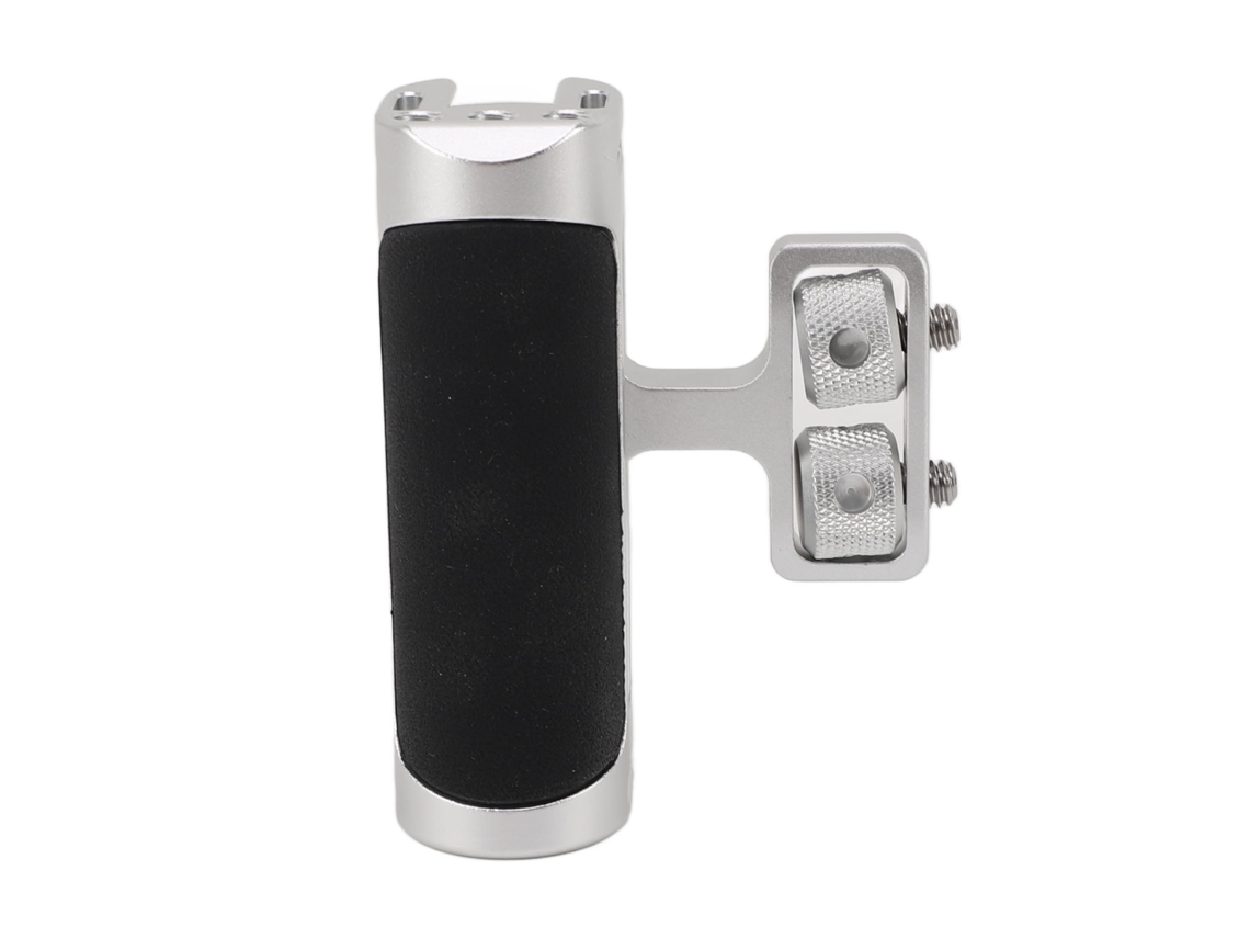 Alça lateral universal para gaiola de câmera com rosca de 1/4".
