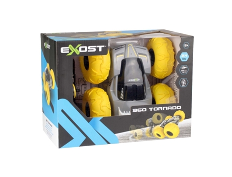 Carro Telecomandado EXOST 360 Tornado Amarelo (Idade Mínima: 5 Anos - Até: 15 km/h)