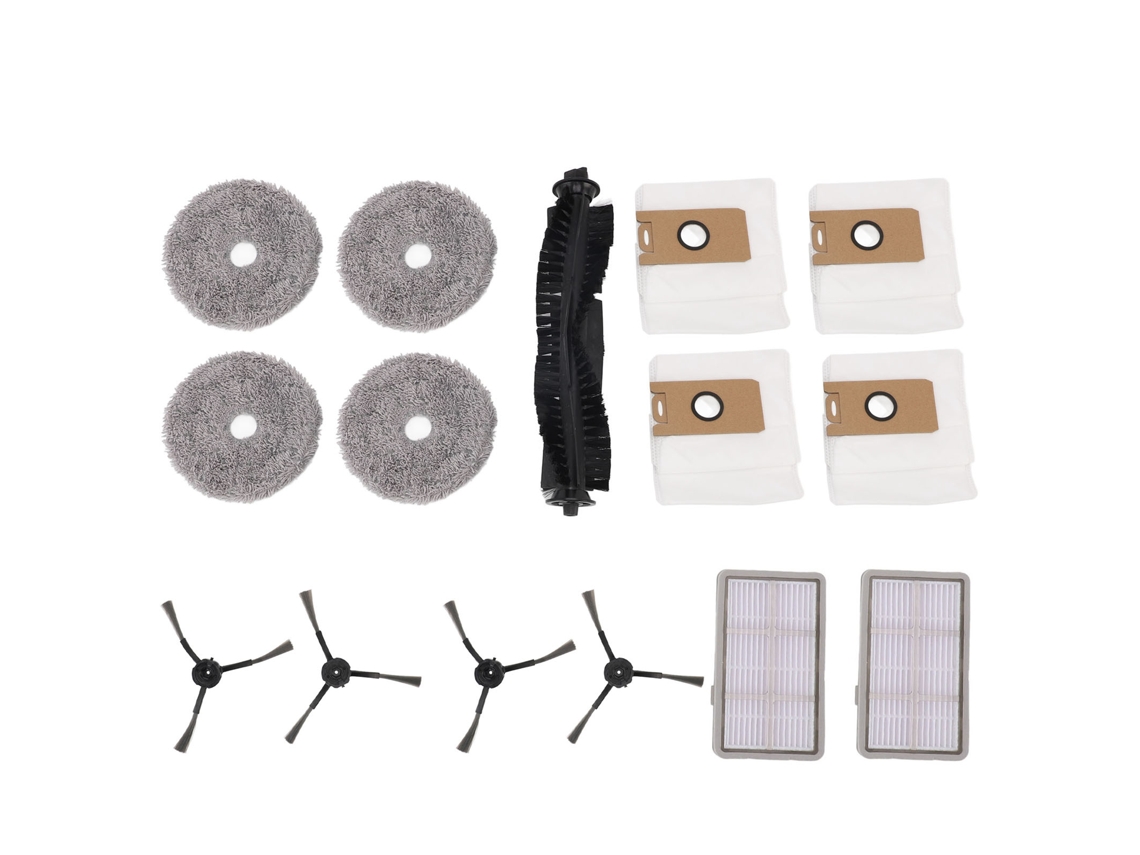 Conjunto de Acessórios Primerox para Aspirador Robô, Pincel, Filtro, Side Brush, Almofada, Saco, Ultenic H1, Orbit S1, Vanto, S60